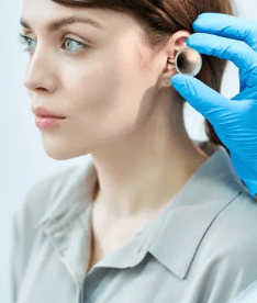Person with tinnitus
