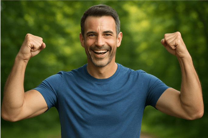 male with vitality