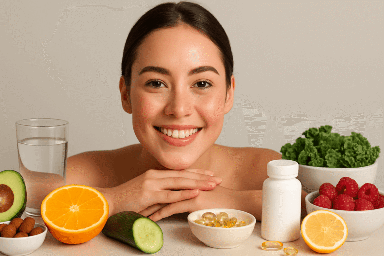 How to Support Healthy Skin from the Inside Out: Diet, Lifestyle, and Key Nutrients